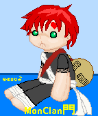 Gaara Plushie pixel doll