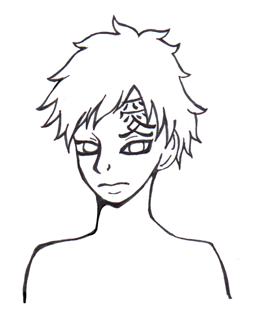 Gaara lineart