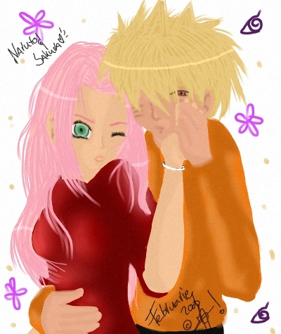 First NaruSaku pic Ever!!