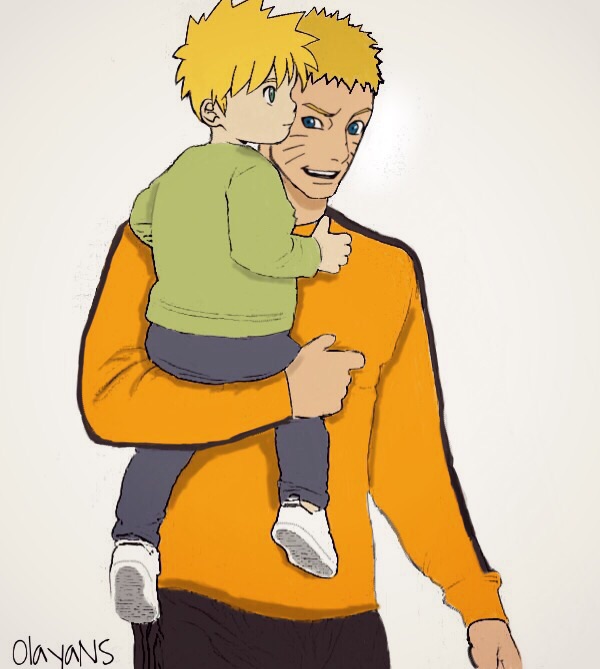 Shinachiku & his daddy !