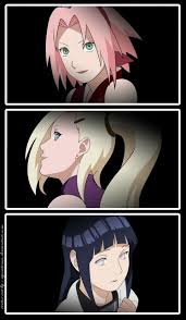 Sakura , Ino , Hinata