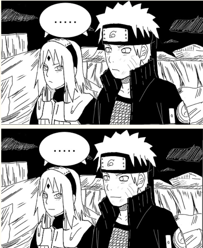 NaruSaku "Glances"