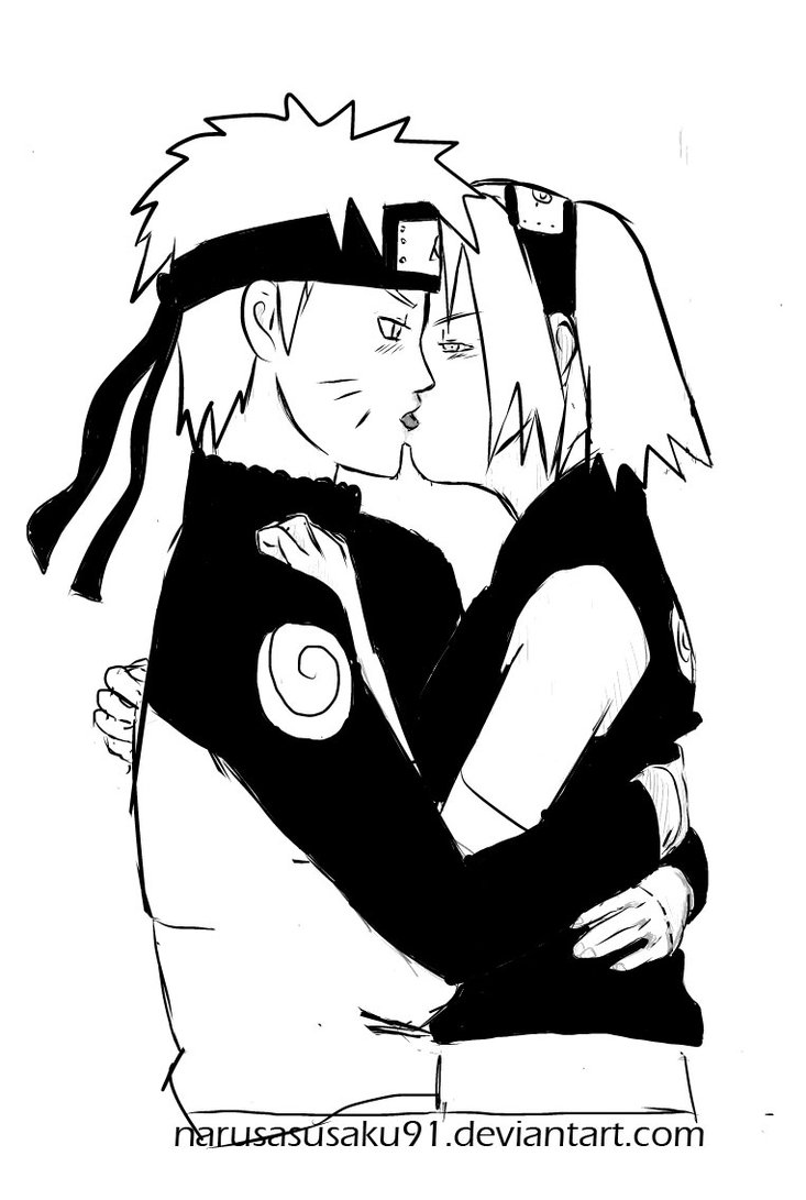 NaruSaku... First Kiss